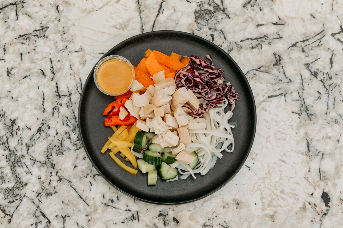 Rainbow Noodle Bowl